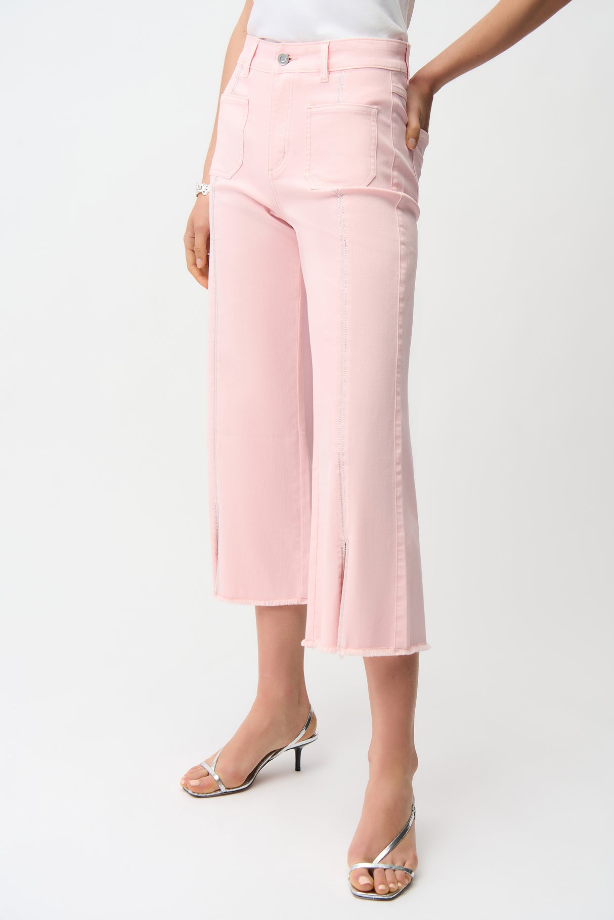 Joseph Ribkoff Culotte Jeans With Embellished Front Seam 251901S26