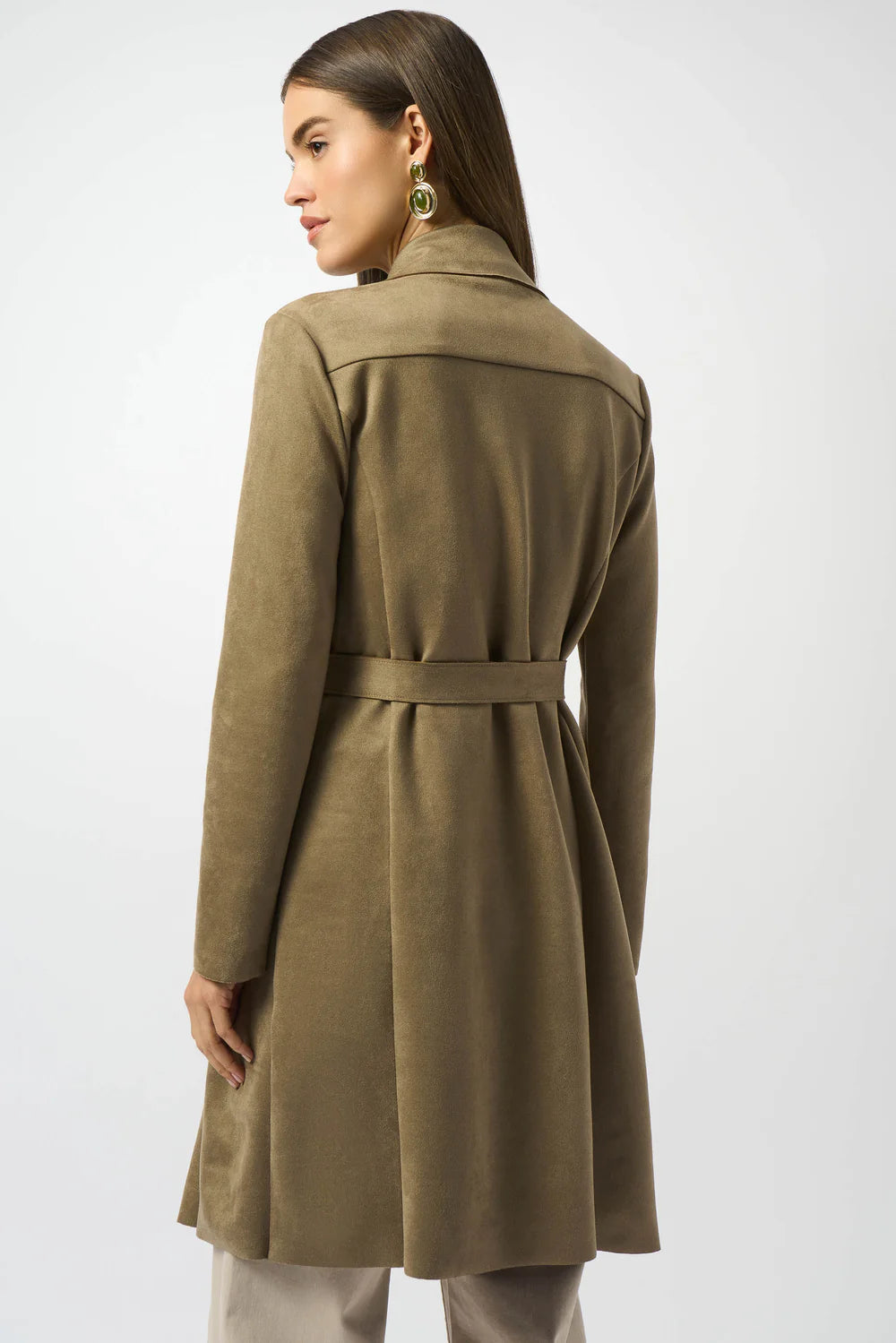 JOSEPH RIBKOFF VEGAN252 SUEDE TRENCH, 253252
