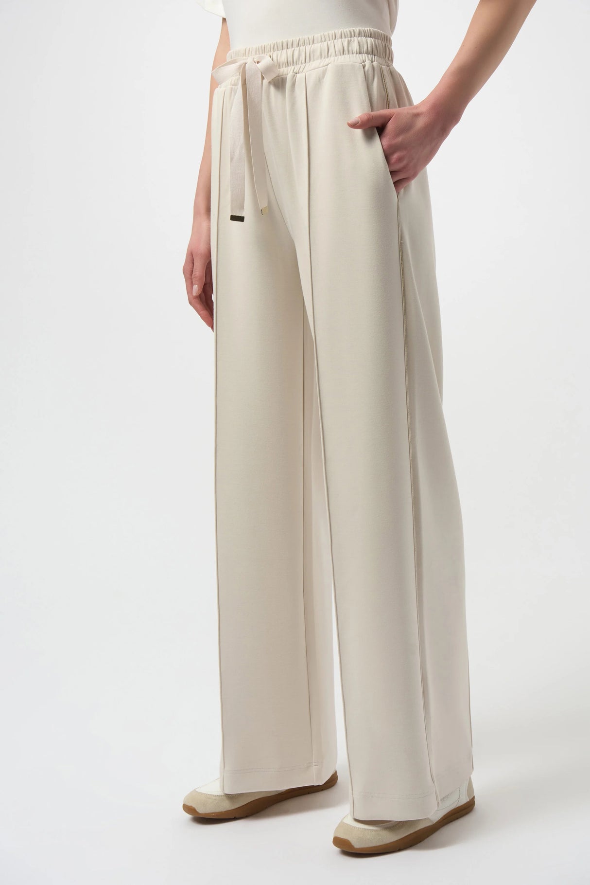 JOSEPH RIBKOFF, 254960, Scuba Jersey Wide Leg Pull-On Pants