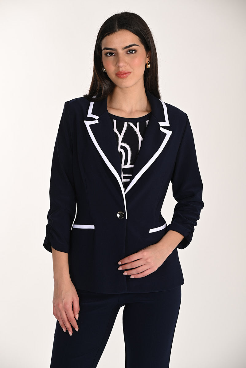 FRANK LYMAN KNIT BLAZER 266009