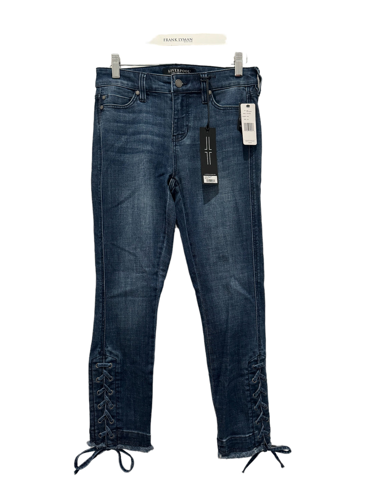 LIVERPOOL LM7709F92 ABBY CROP SKINNY TIE UP BOTTOM