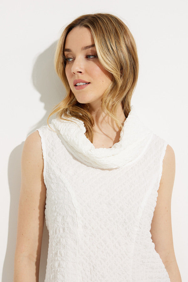 Joseph Ribkoff 232183 Textured Cowl Neck Tunic