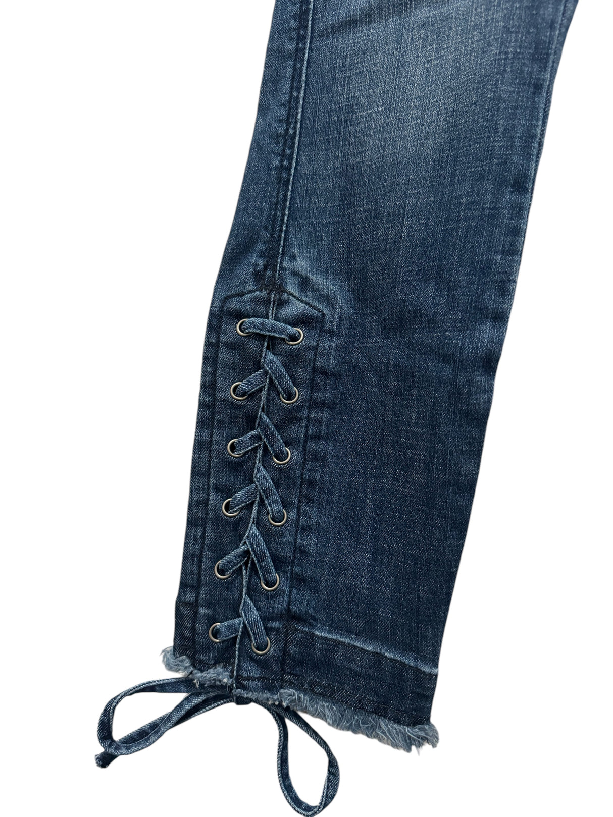 LIVERPOOL LM7709F92 ABBY CROP SKINNY TIE UP BOTTOM