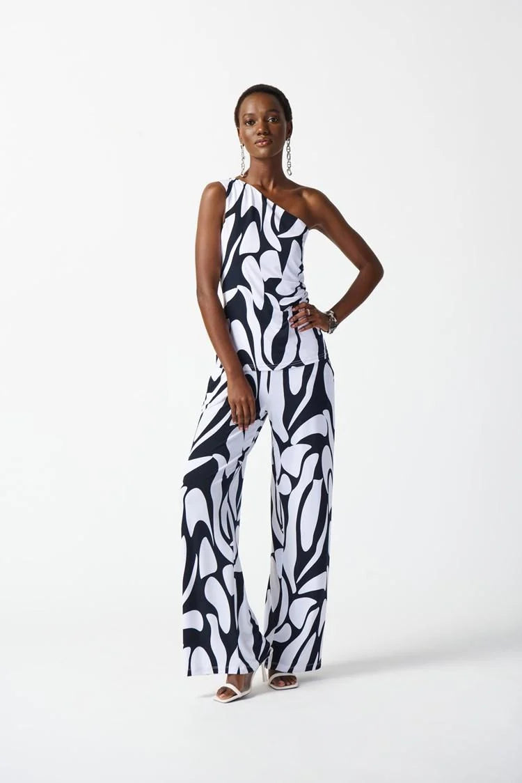 Joseph Ribkoff 242108 One shoulder top