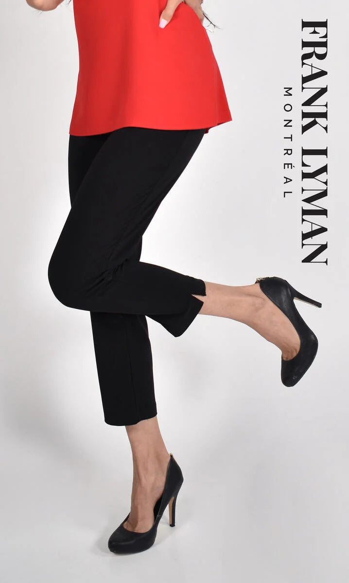 FRANK LYMAN 226034 BLACK KNIT PANT