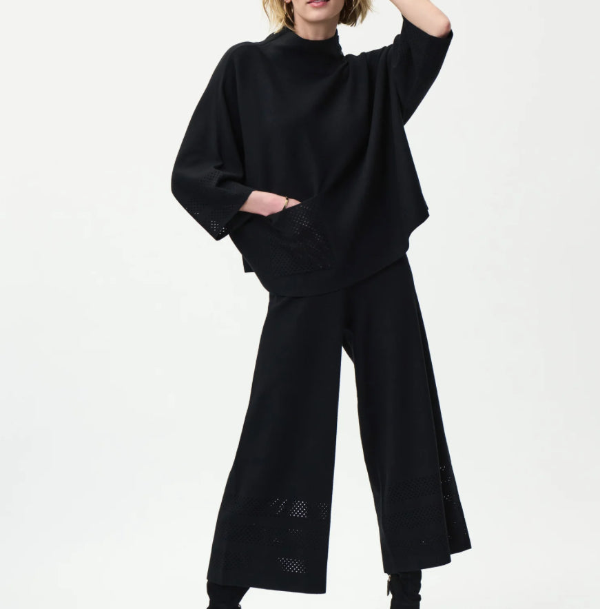 Joseph Ribkoff 224950 Black LDS Top