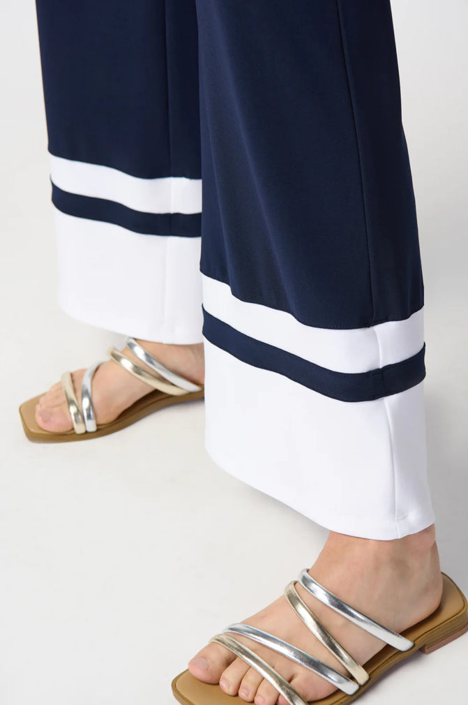Joseph Ribkoff 241292 Pant Midnight Blue/Vanilla