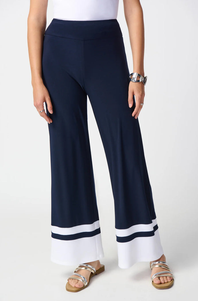 Joseph Ribkoff 241292 Pant Midnight Blue/Vanilla