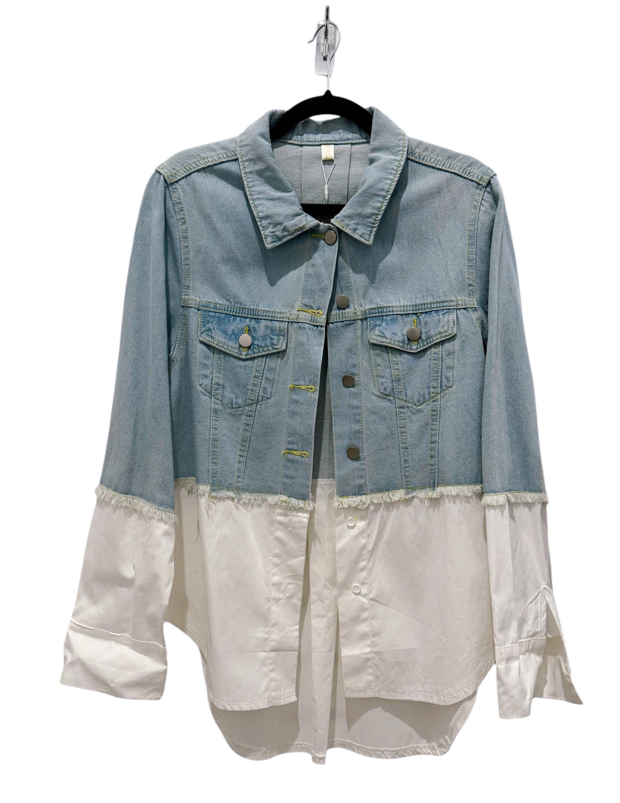 RYAN WAYNE JEAN/WHITE JACKET