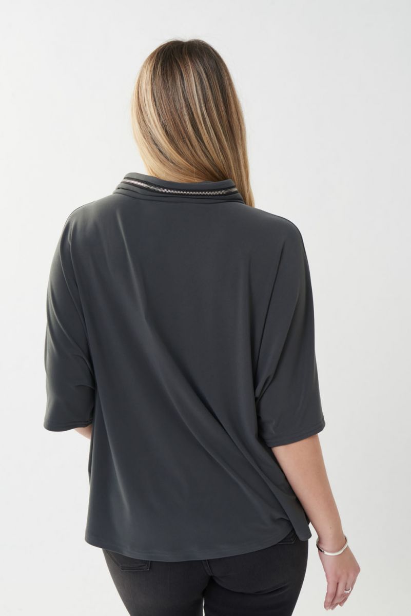Joseph Ribkoff Dark Grey Top 223293