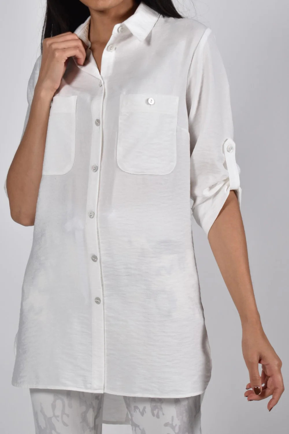 Frank Lyman Off White Woven Top 221540