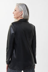 Joseph Ribkoff Leatherette Blazer Style 223090