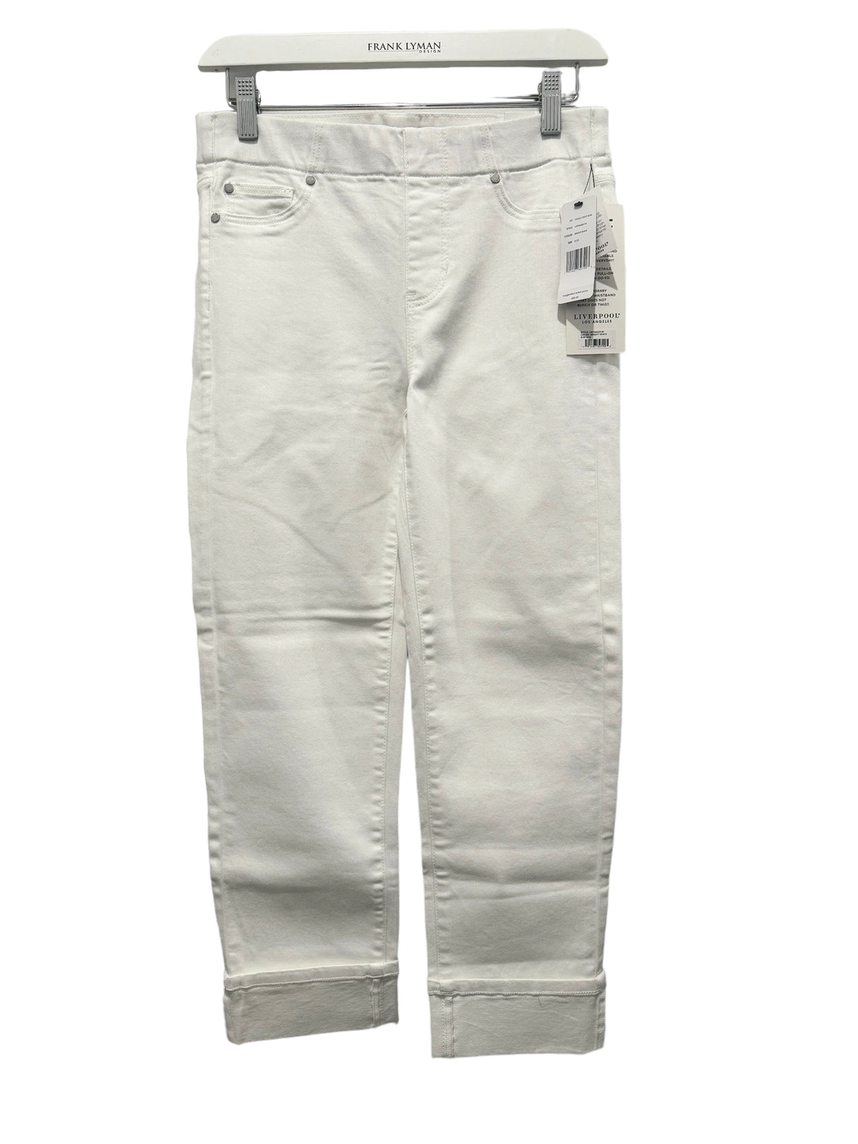 Liverpool LM7064QY-W Chole Crop Slim Bright White