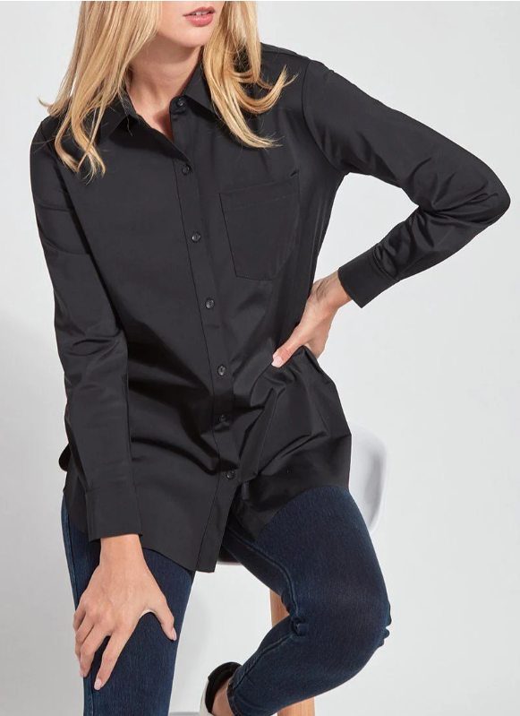 LYSSE BLACK SHIRT 23-1470-M3