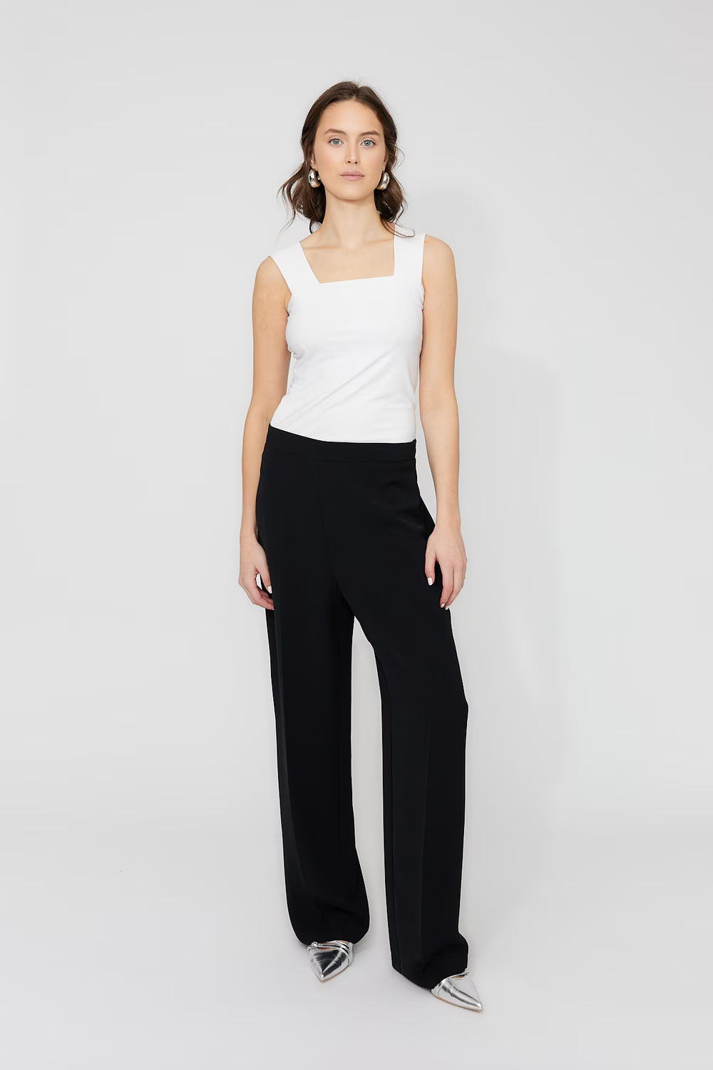 FRANK LYMAN WOVEN BLACK PANT 266302