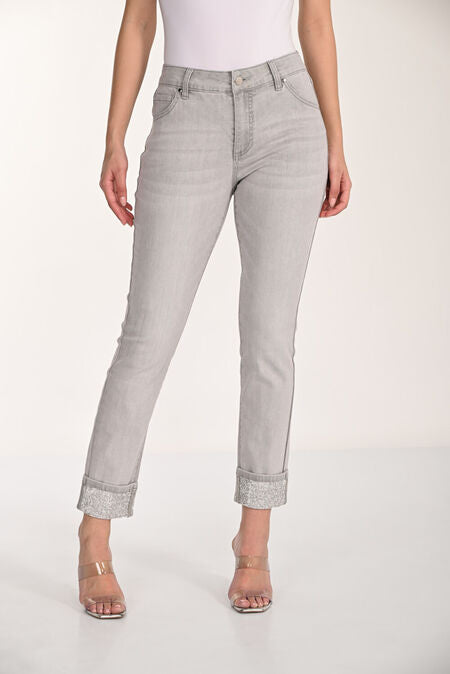 Slim Mid-rise Ankle Jeans Style 266594