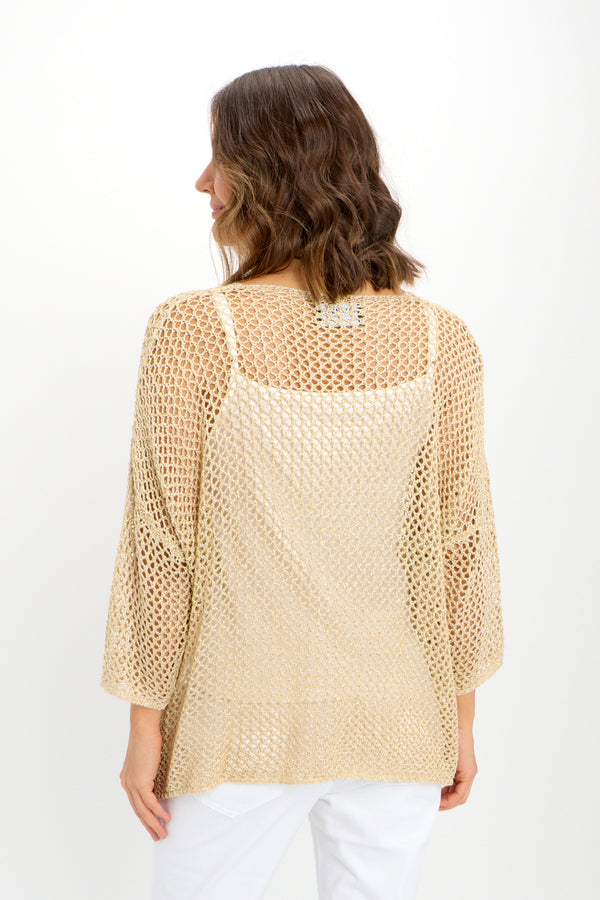 KNIT TOP SAND 241334U