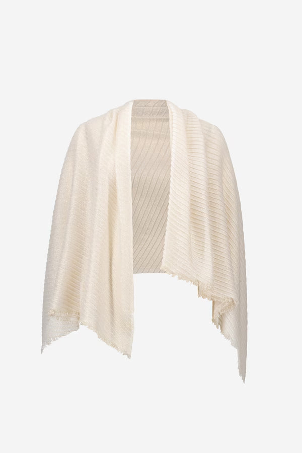 JOSEPH RIBKOFF Fringed Solid Wrap SCARVES 261781