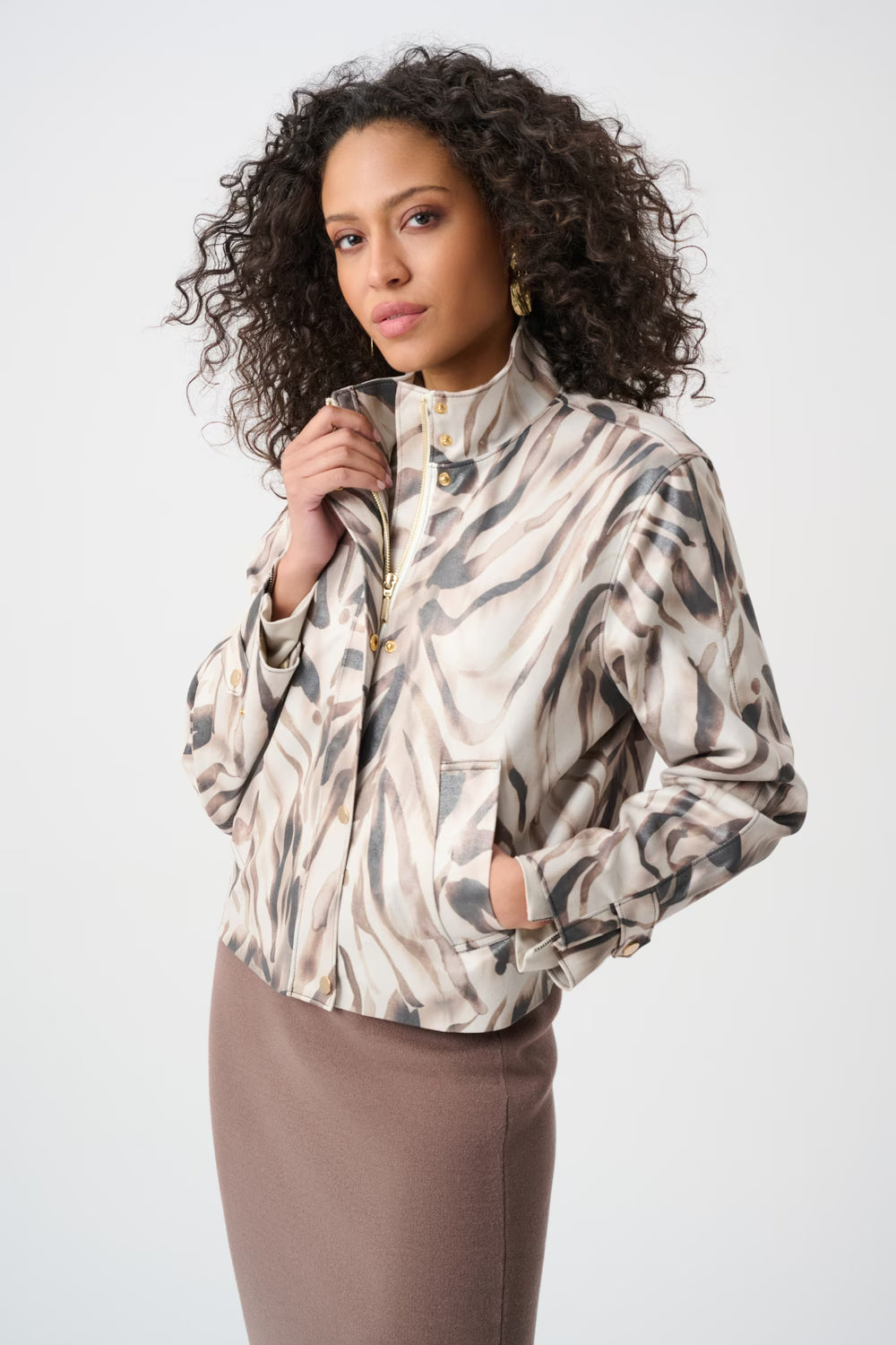 Joseph Ribkoff Animal Print Jacket 263944