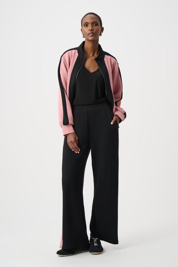 263622 Joseph Ribkoff Black/Vintage Rose Athleisure Wear