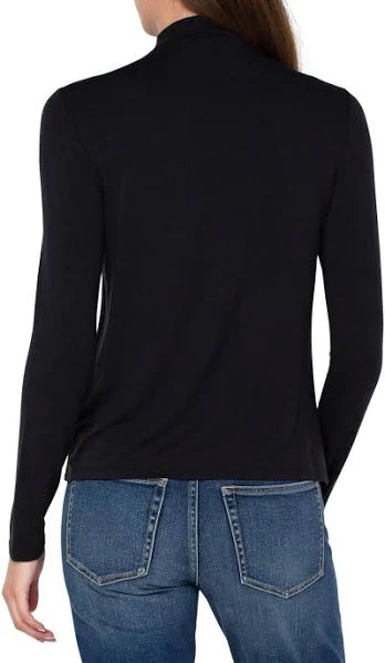 LIVERPOOL LONG SLEEVES MOCK NECK KNIT TOP LM8229K61