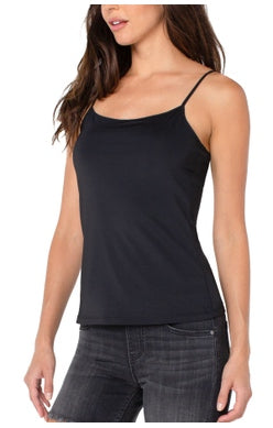 LIVERPOOL KNIT CAMISOLE TOP IN BLACK STYLE: LM8670KU49