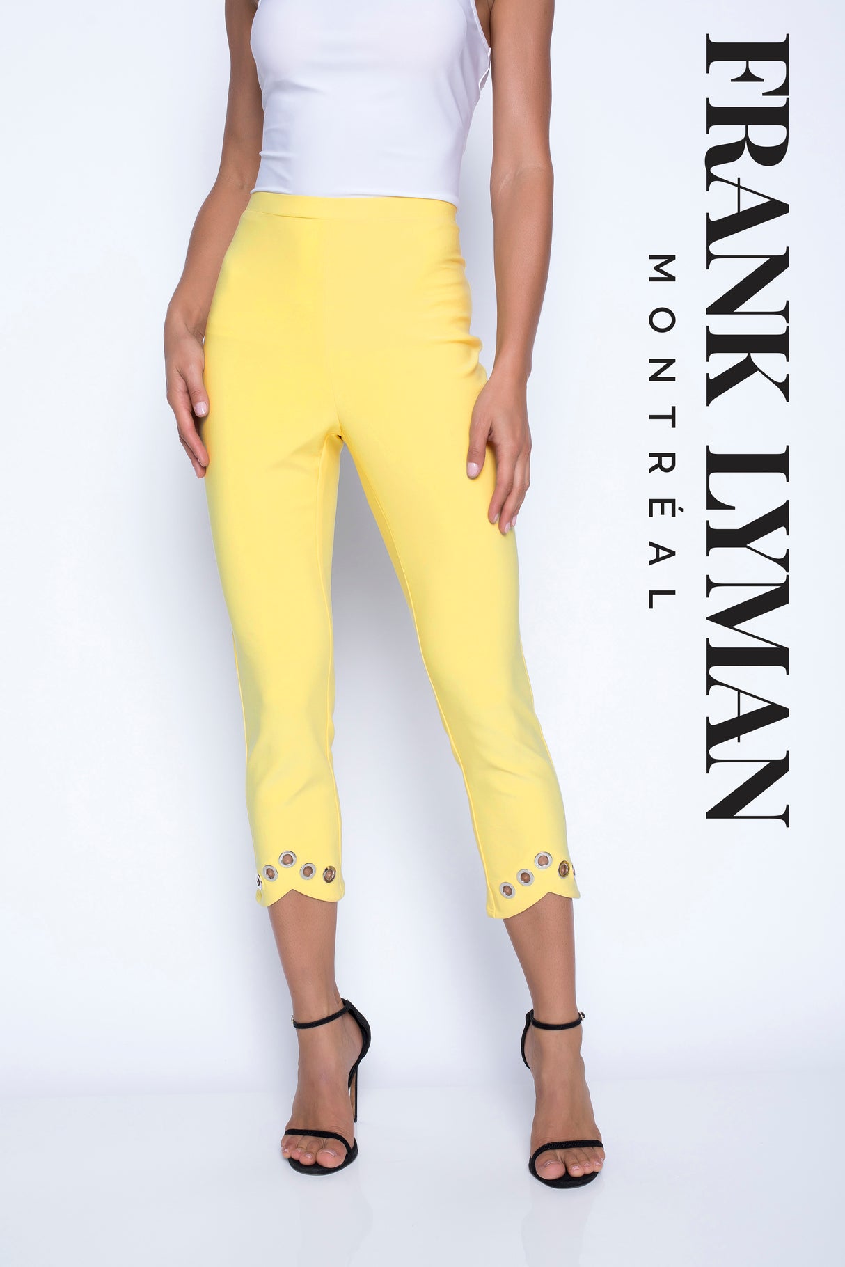 FRANK LYMAN PINEAPPLE PANT WITH SILVER DETAIL 201031