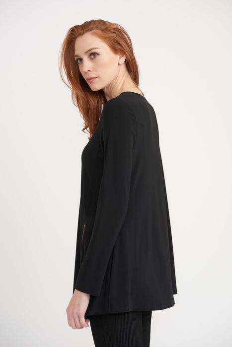 JOSEPH RIBKOFF TOP WITH RED AND GOLD ZIPPER 203303