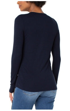 LIVERPOOL HENLEY TEE DARK NAVY STYLE LM8529K40