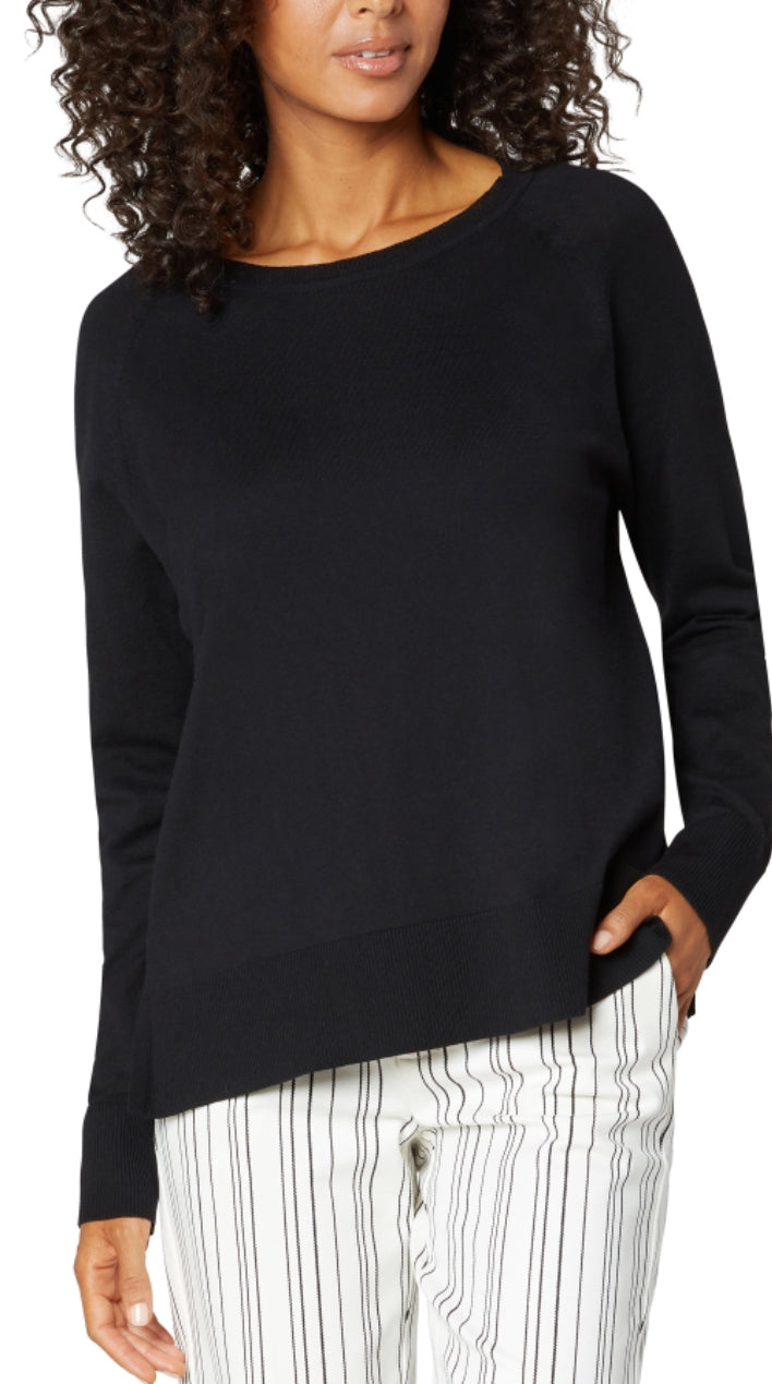 LIVERPOOL LM8397SW2 RAGLAN SWEATER BLACK