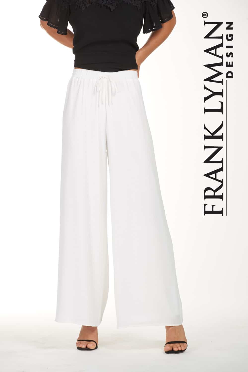 FRANKLYMAN WHITE WOVEN PANT STYLE 226376