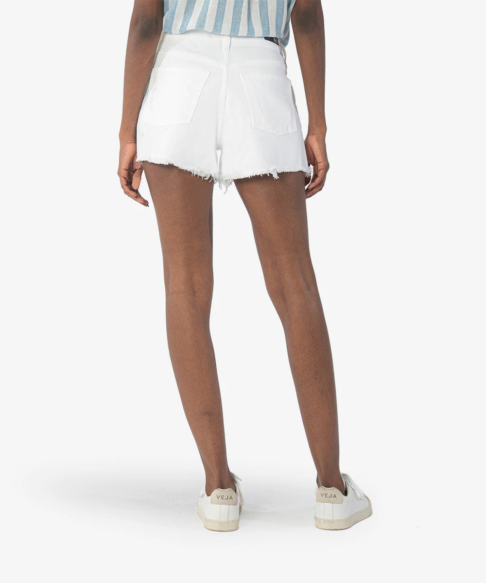 KUT JANE HIGH RISESHORT W/EX IN OPTIC WHITE STYLE: KS1637MA1