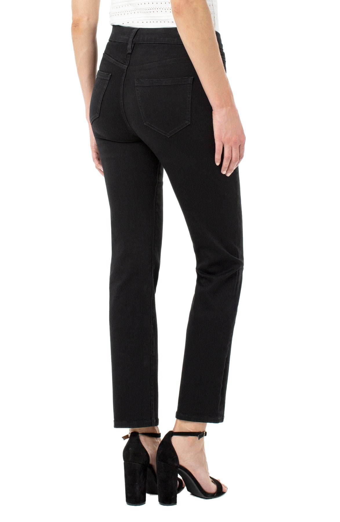 LIVERPOOL GIA GLIDER STRAIGHT BLACK RINSE STYLE: LM3111MR