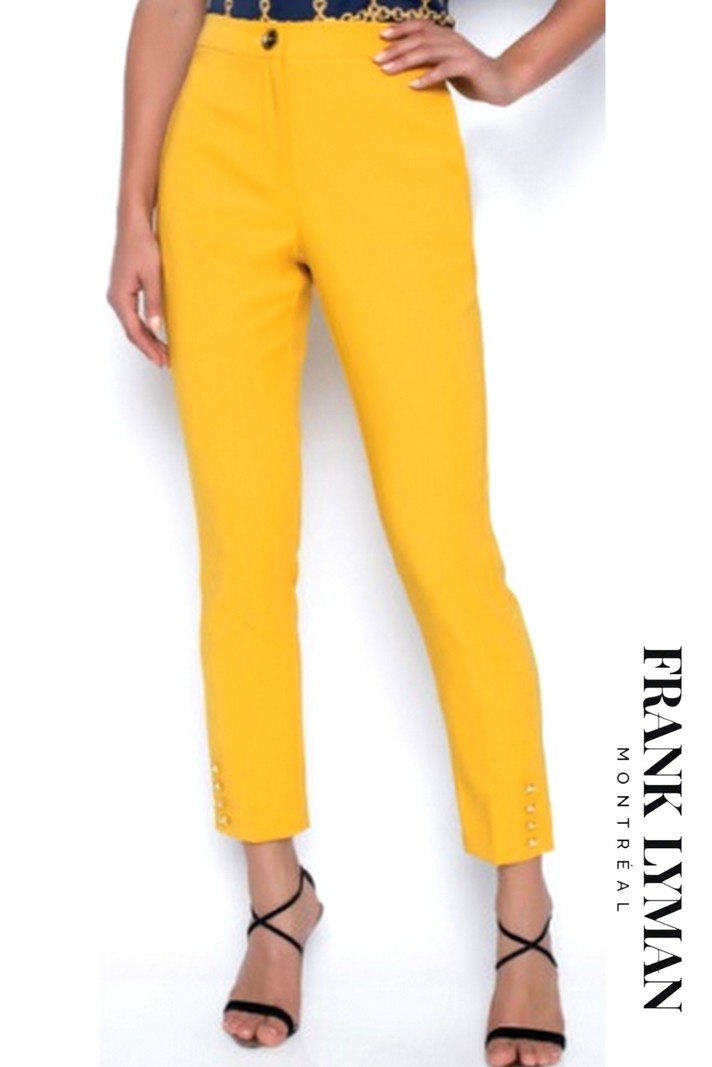 FRANK LYMAN MARIGOLD PANT STYLE 196692