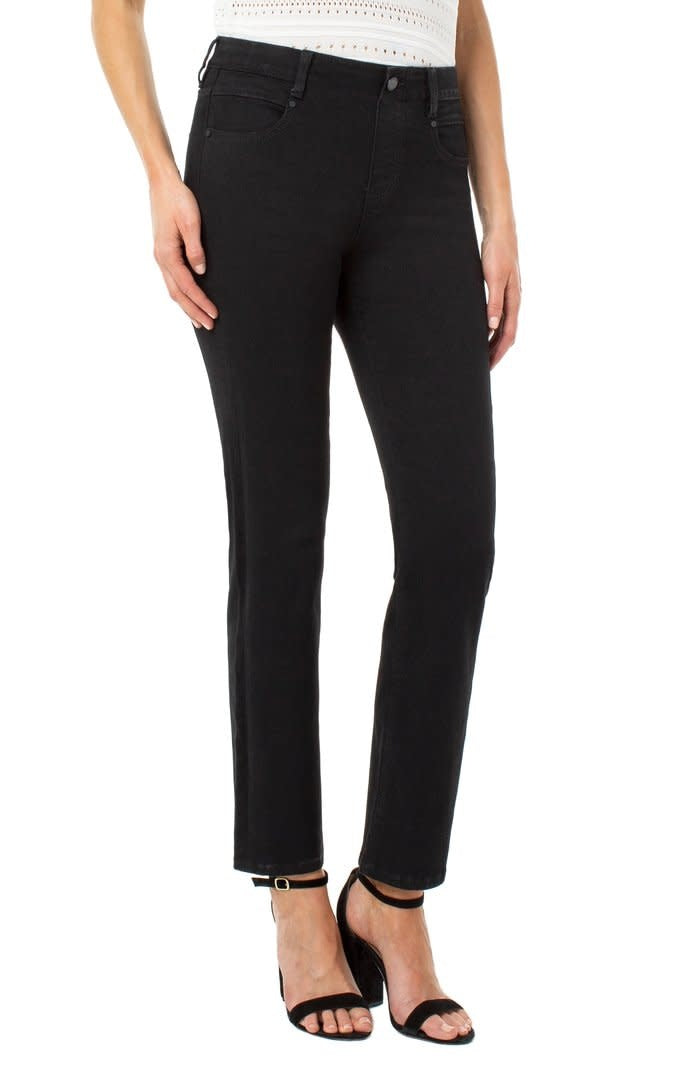 LIVERPOOL GIA GLIDER STRAIGHT BLACK RINSE STYLE: LM3111MR