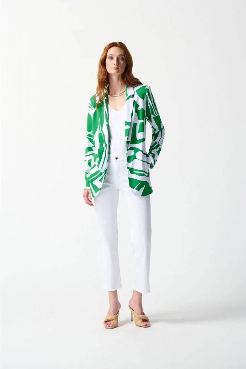 Joseph Ribkoff 242230 Green/Vanilla blazer