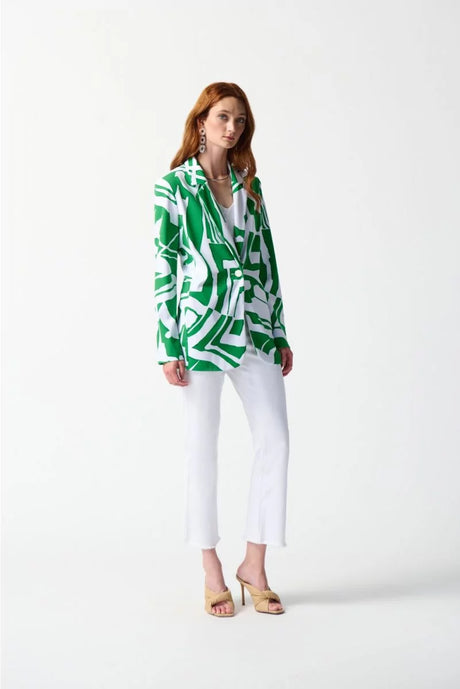 Joseph Ribkoff 242230 Green/Vanilla blazer