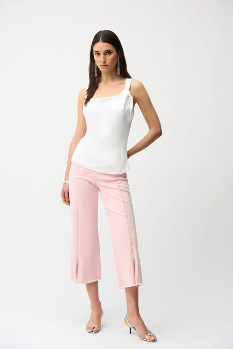Joseph Ribkoff  Culotte Jeans With Embellished Front Seam 251901S26