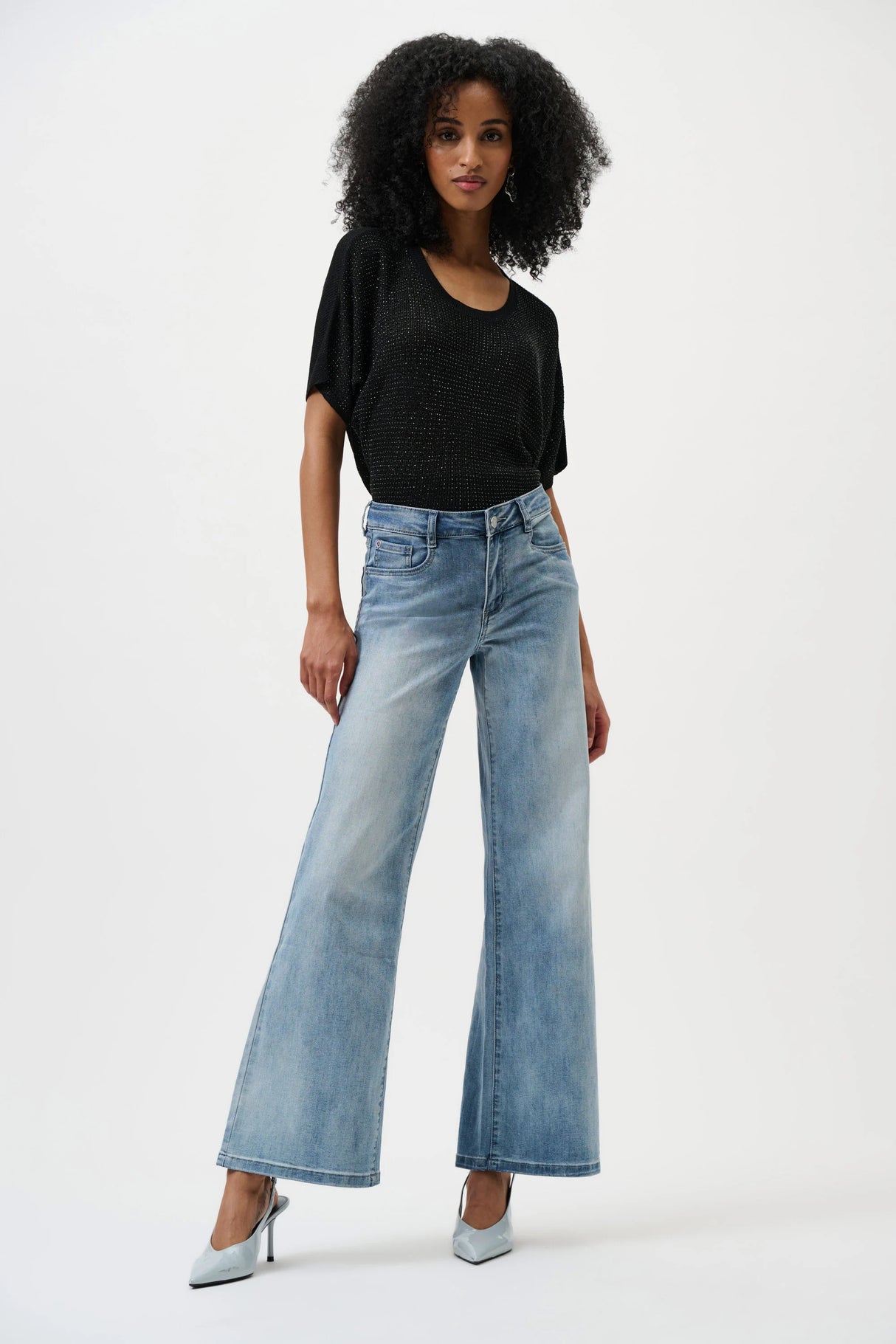 Joseph Ribkoff Wide Leg Jeans 251968CO