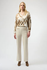 JOSEPH RIBKOFF, 254043, Scuba Crepe Straight Pull-On Pants