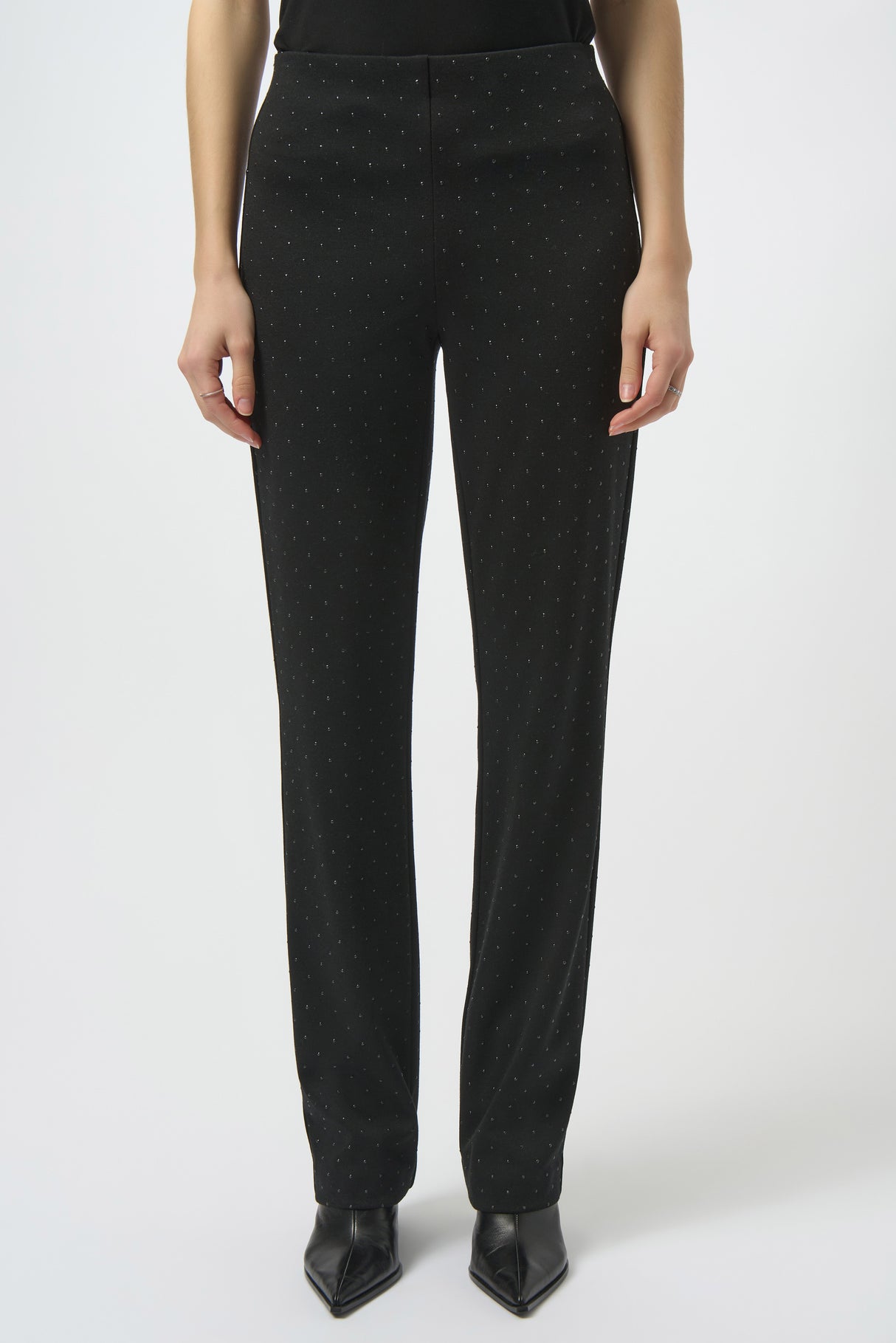 Heavy Knit Dew Drop Straight Leg Pants 254106