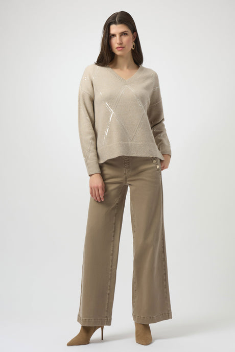 Classic Wide Leg Pull-On Jeans 254919