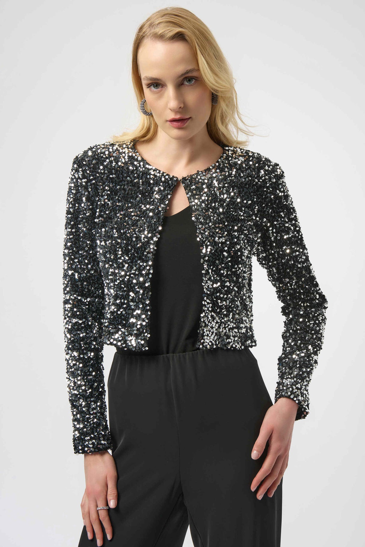 Sequined Velvet Cropped Cover-Up 254930