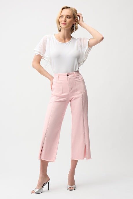 Silky Knit Straight Top 261115