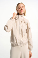 JOSEPH RIBKOFF Memory Cocoon Outdoor Jacket With Funnel Collar 261613