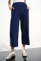 Scuba Jersey Pull-On Culotte Pants 261618
