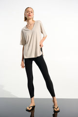 Silky Knit Pull-On Leggings With Tummy Control Waistband 261619