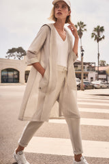 Memory and Mesh A-Line Cover-Up With Hood 261620