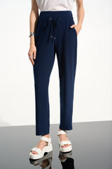 JOSEPH RIBKOFF Silky Knit Pull-On Jogger Pants With Drawstring 261626