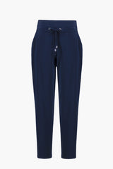 JOSEPH RIBKOFF Silky Knit Pull-On Jogger Pants With Drawstring 261626